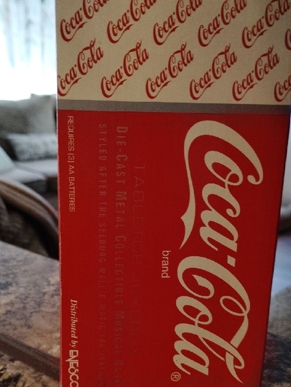Coca-Cola Collectible Music Bank Table Top Jukebox New Inbox - Picture 6 of 9